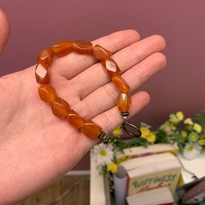 Orange Boho Bracelet